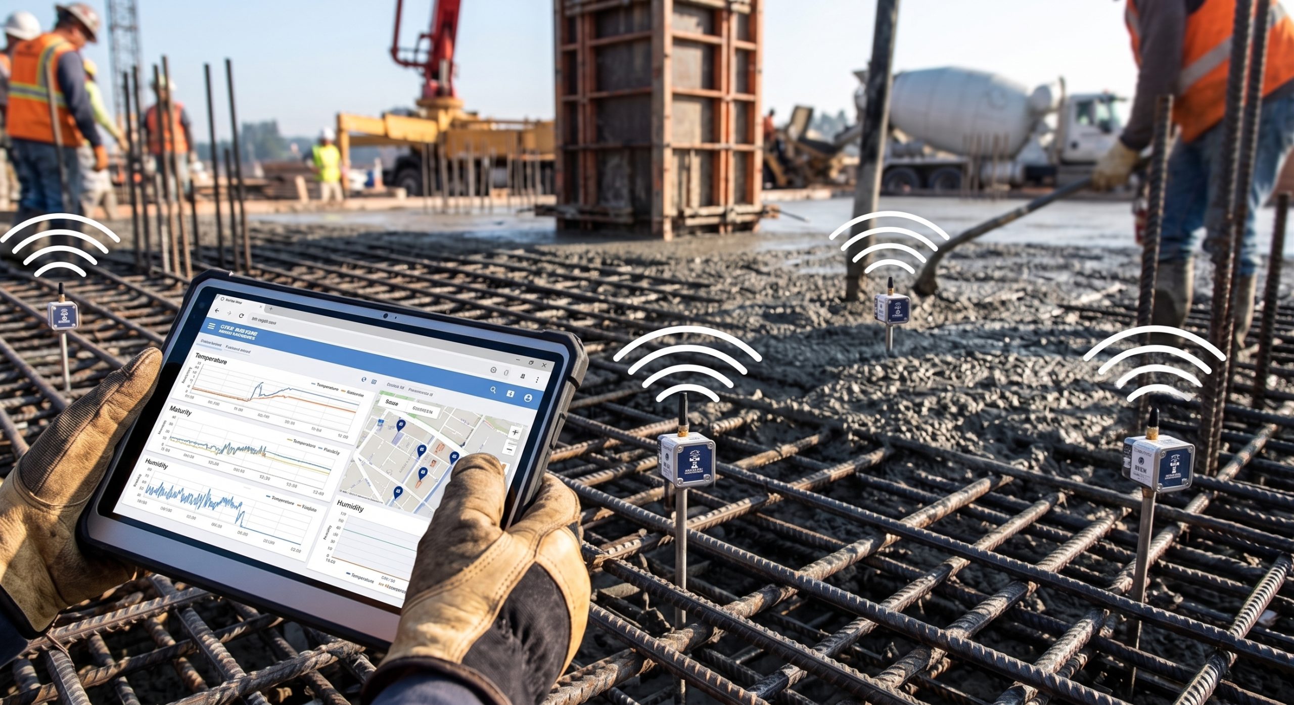 LumiCon Monitoreo de Concreto en Obra